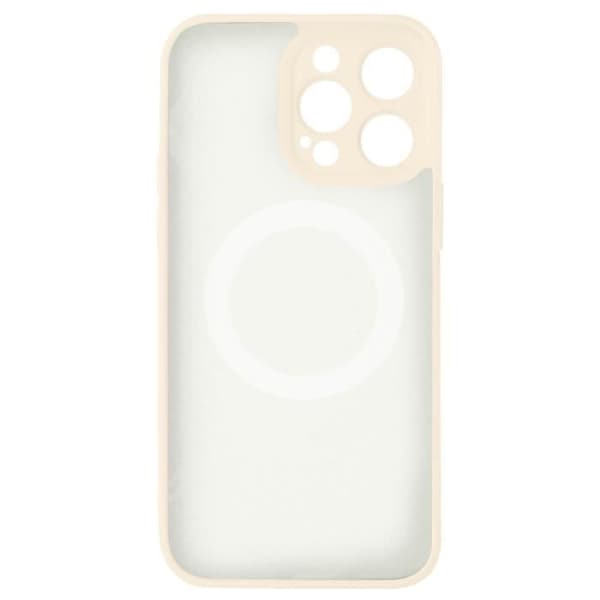 iPhone 14 Pro-fodral kompatibelt Magsafe Semi Rigid Soft-Touch White