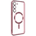 Miniatyrbild 2 av 4: AVIZAR Fodral till Samsung S23 - Mjuk - Genomskinlig / Rosa - MagSafe
