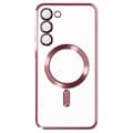 Miniatyrbild 1 av 4: AVIZAR Fodral till Samsung S23 - Mjuk - Genomskinlig / Rosa - MagSafe