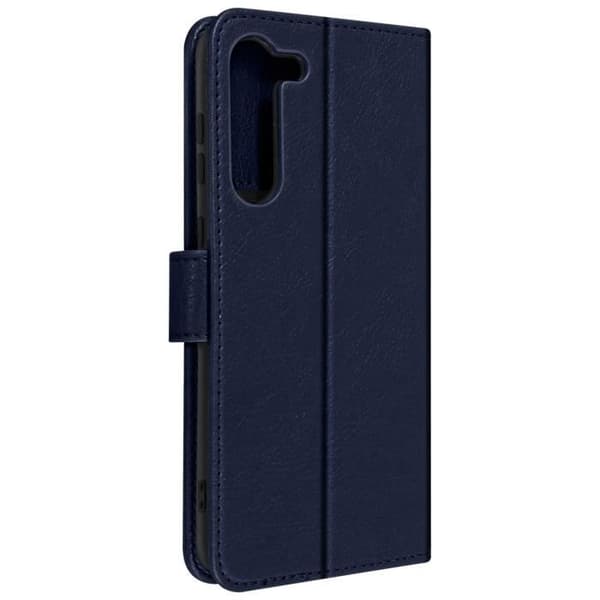 Fodral till Samsung Galaxy S23 Plus - AVIZAR - Plånbok och videostöd - Blå