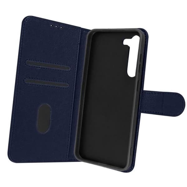 Fodral till Samsung Galaxy S23 Plus - AVIZAR - Plånbok och videostöd - Blå
