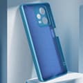 Miniatyrbild 3 av 4: Fodral till Xiaomi Redmi Note 12 Pro 5G Silikongel matt finish Midnight Blue