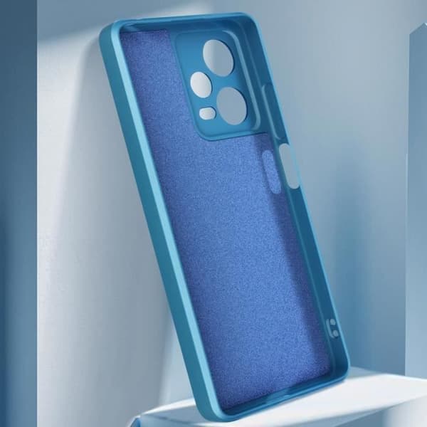 Fodral till Xiaomi Redmi Note 12 Pro 5G Silikongel matt finish Midnight Blue