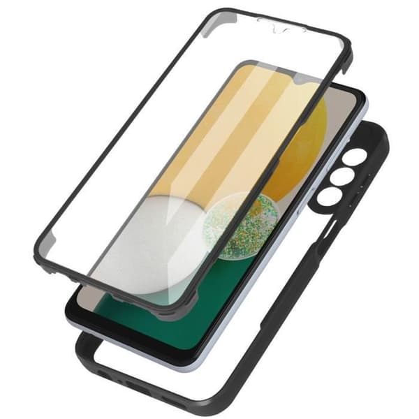 Fodral för Samsung A13 5G och A04s Back Plexiglas och Front Polymer Outline svart