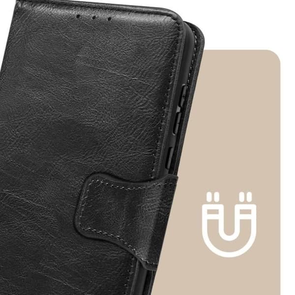 Fodral till Xiaomi 13 - AVIZAR - Imiterat läder - Plånbok och videostöd - Svart