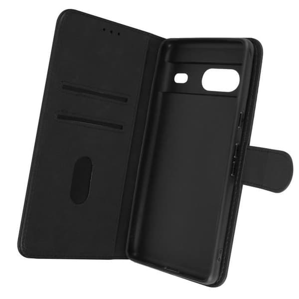 Fodral till Google Pixel 7 - AVIZAR - Chesterfield - Videosupportfunktion - Svart