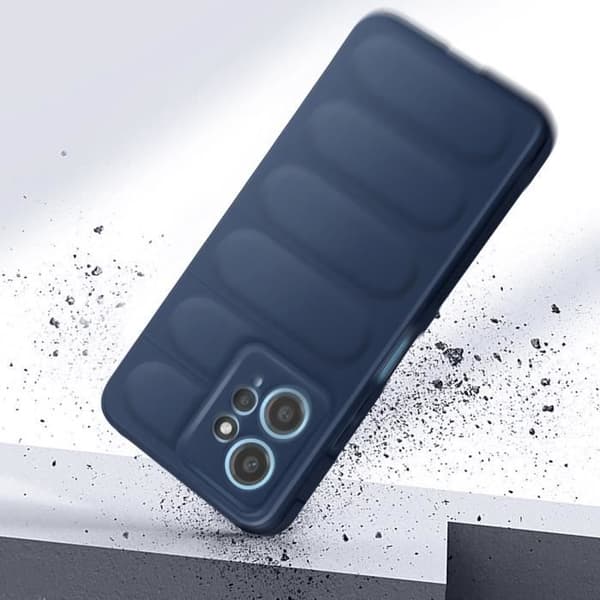 Fodral till Xiaomi Redmi Note 12 4G - AVIZAR - Stel - Blå - Robust och stötsäker