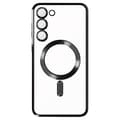 Miniatyrbild 1 av 4: AVIZAR Skyddsfodral till Samsung S23 - Genomskinlig / Svart - MagSafe-kompatibel