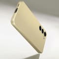 Miniatyrbild 3 av 4: Fodral till Samsung Galaxy S23 Plus - AVIZAR - Mjuk - Gul - Metallisk effekt - Mjuk finish