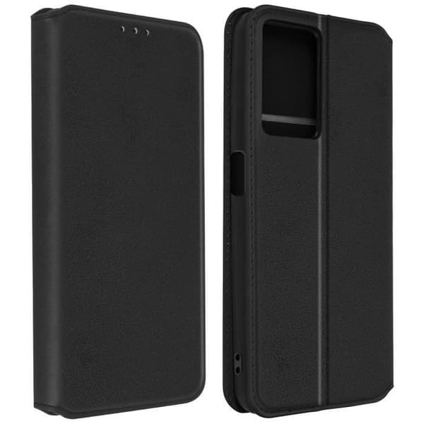 Fodral till Oppo A77 - AVIZAR - Flip Card Hållare Video Support - Svart
