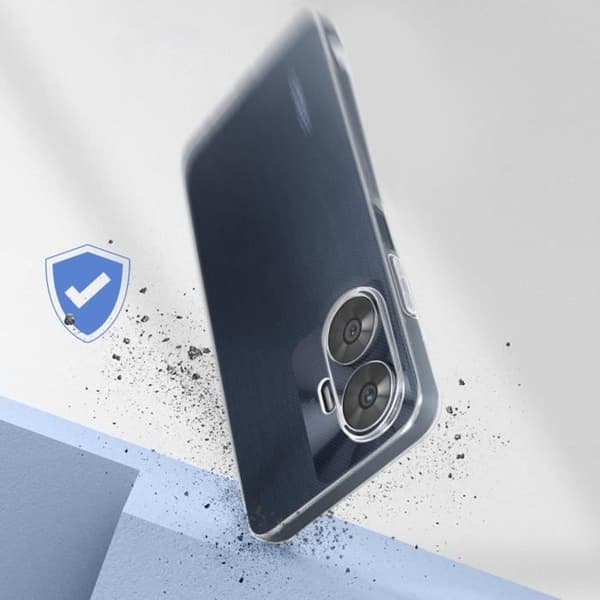 Fodral till Realme C55 - AVIZAR - Mjuk - Transparent - Skydd mot stötar och repor