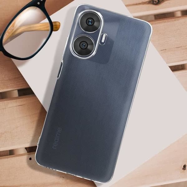 Fodral till Realme C55 - AVIZAR - Mjuk - Transparent - Skydd mot stötar och repor