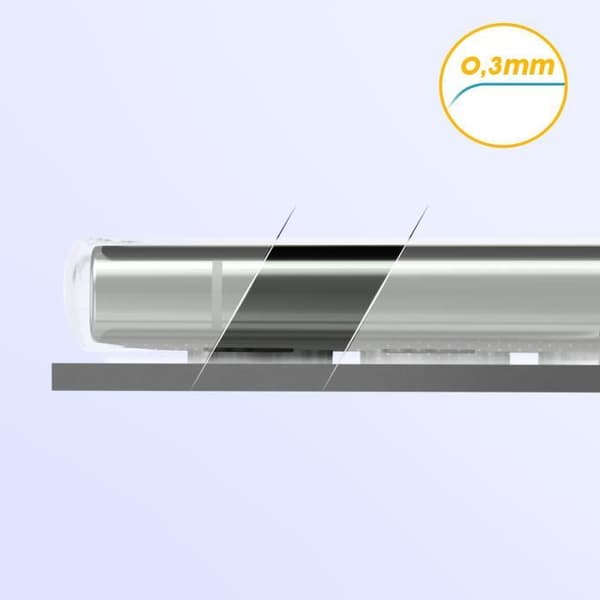 Fodral till Samsung Galaxy S23 Ultra - AVIZAR - Mjuk - Genomskinlig - Ultratunn
