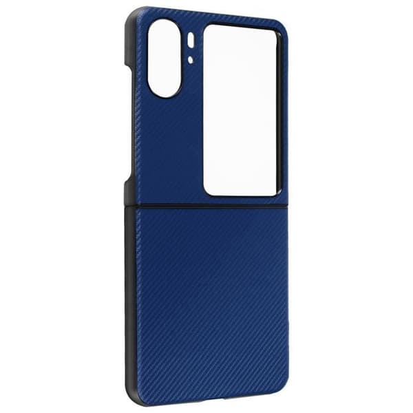 AVIZAR Skyddsfodral för Oppo Find N2 Flip - Blå - Koleffekt - Snygg och unik design