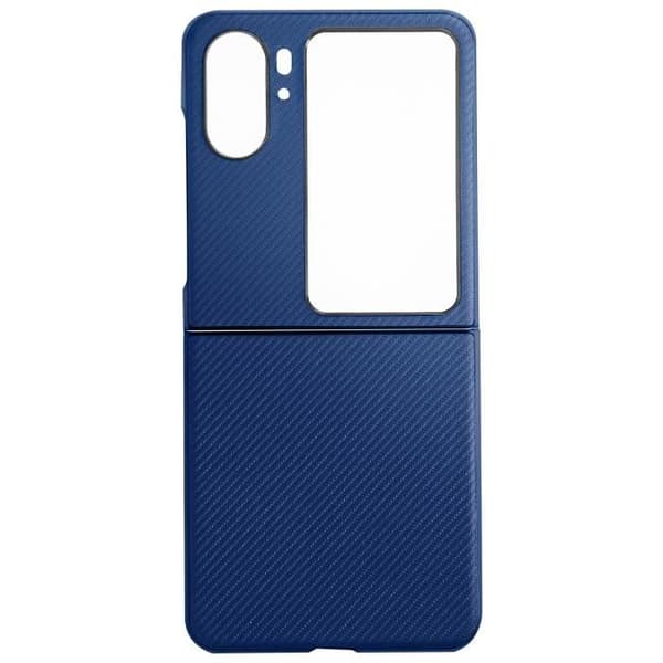 AVIZAR Skyddsfodral för Oppo Find N2 Flip - Blå - Koleffekt - Snygg och unik design