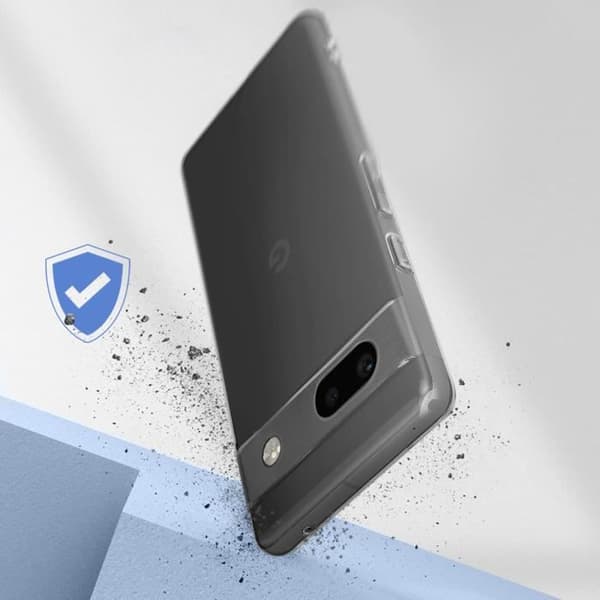Fodral till Google Pixel 7a - AVIZAR - Mjuk - Genomskinlig - Skydd mot stötar och repor