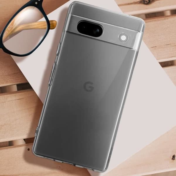 Fodral till Google Pixel 7a - AVIZAR - Mjuk - Genomskinlig - Skydd mot stötar och repor