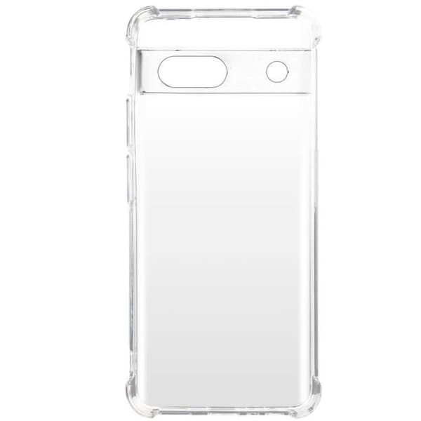 Fodral - AVIZAR - Google Pixel 7a - Gel silikon - Stötsäkra förstärkta hörn - Transparent