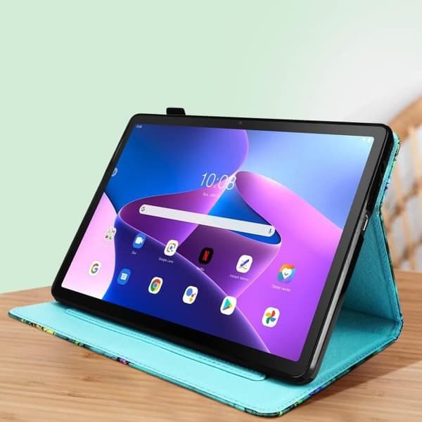 Fodral för Lenovo Tab M10 Gen 3, plånbok med magnetisk flip, Butterfly