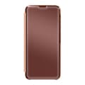 Miniatyrbild 1 av 4: AVIZAR skal till Samsung Galaxy S23 - genomskinligt fodral med spegelflip roséguld
