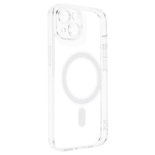 MagSafe Fodral för iPhone 14 - AVIZAR - Transparent hård rygg - Mjuk kontur - Stötsäker