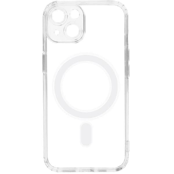 MagSafe Fodral för iPhone 14 - AVIZAR - Transparent hård rygg - Mjuk kontur - Stötsäker
