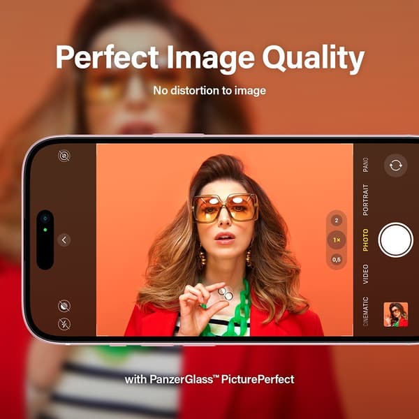 PanzerGlass iPhone 15/iPhone 15 Plus Kameran suoja PicturePerfect