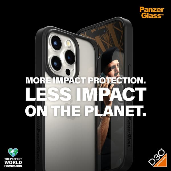 PanzerGlass iPhone 15 Pro Kuori ClearCase D3O Musta