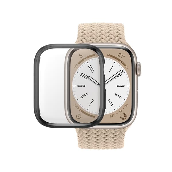 PanzerGlass Apple Watch 45mm Skal med Skärmskydd Full Body Protector Svart