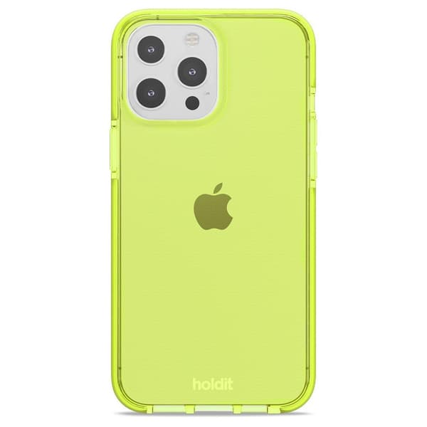 holdit iPhone 13 Pro Max Cover Seethru Acid Green