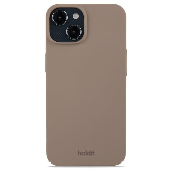 holdit iPhone 15 Kuori Slim Case Mocha Brown
