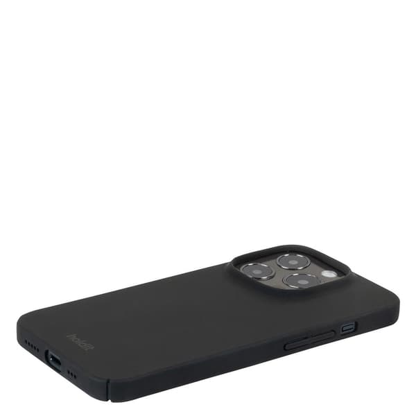 holdit iPhone 15 Pro Kuori Slim Case Musta
