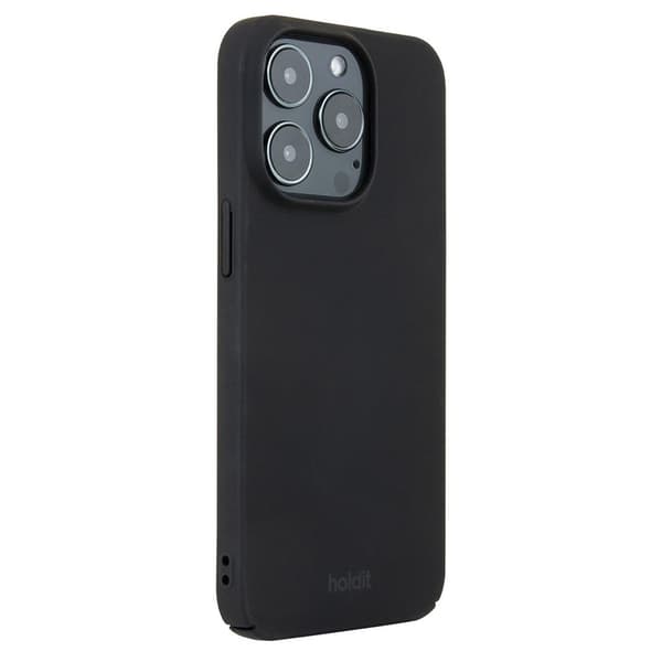 holdit iPhone 15 Pro Kuori Slim Case Musta