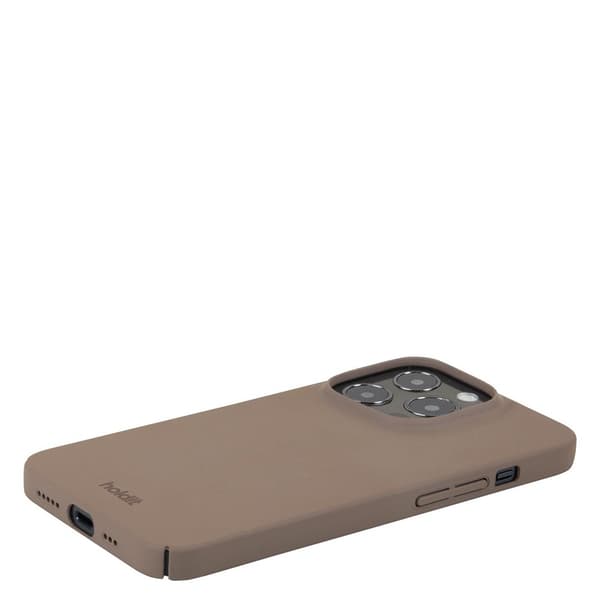 holdit iPhone 15 Pro Kuori Slim Case Mocha Brown