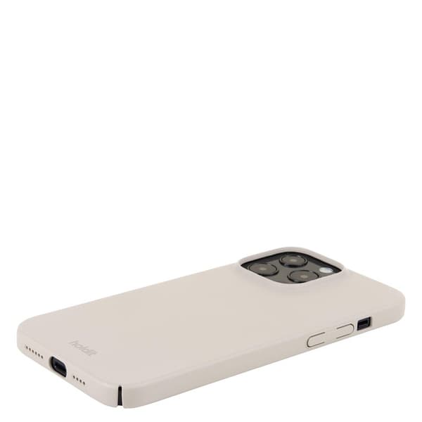 holdit iPhone 15 Pro Max Kuori Slim Case Light Beige