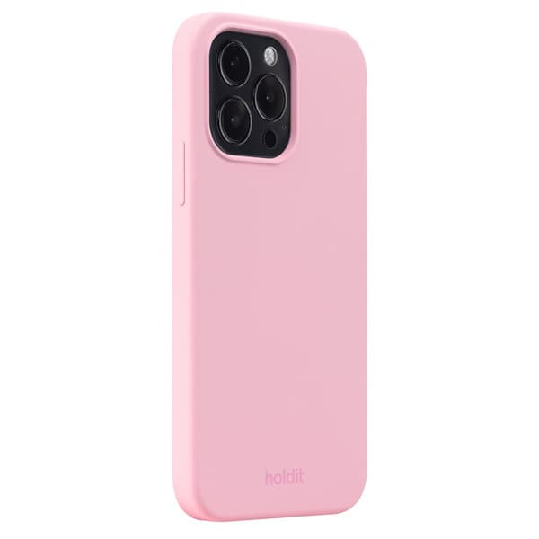 holdit iPhone 15 Pro Max Kuori Silikoni Vaaleanpunainen