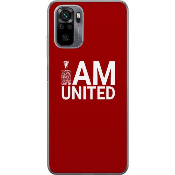 Xiaomi Redmi Note 10S Läpinäkyvä kuori Manchester United