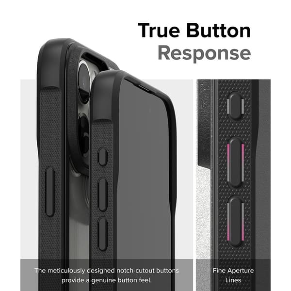 Ringke iPhone 15 Pro Max Kuori Fusion Bold Musta