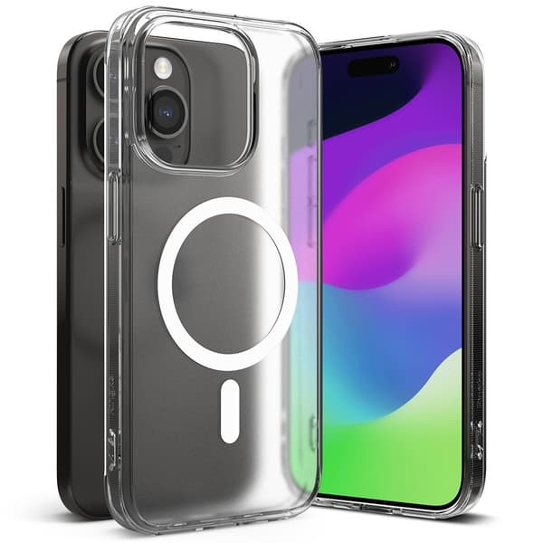Ringke iPhone 15 Pro Max Skal Fusion Magnetic Matte Clear