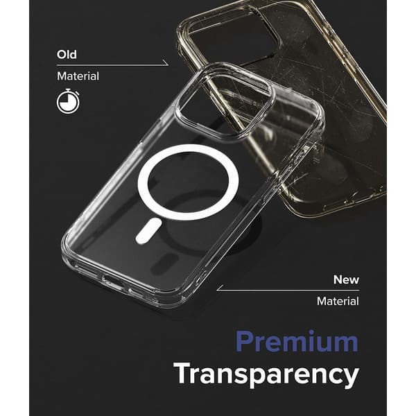 Ringke iPhone 15 Pro Max Skal Fusion Magnetic Matte Clear
