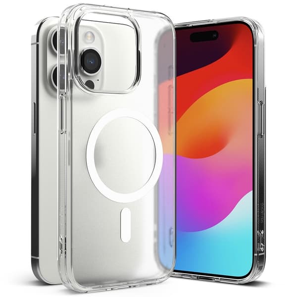 Ringke iPhone 15 Pro Max Skal Fusion Magnetic Matte Clear
