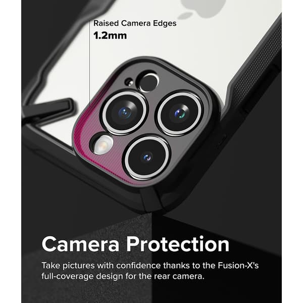 Ringke iPhone 15 Pro Max Kuori Fusion X Musta