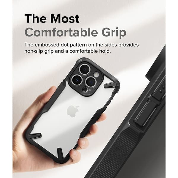Ringke iPhone 15 Pro Max Kuori Fusion X Musta