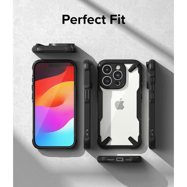Ringke iPhone 15 Pro Max Kuori Fusion X Musta