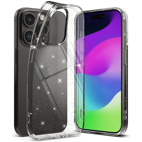 Ringke iPhone 15 Pro Max Kuori Air Glitter Clear