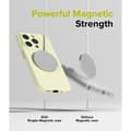 Pikkukuva 6 / 11: Ringke iPhone 15 Pro Max Kuori Silicone Magnetic Sunny Lime