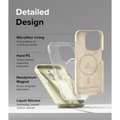 Pikkukuva 10 / 11: Ringke iPhone 15 Pro Max Kuori Silicone Magnetic Sunny Lime
