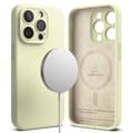 Pikkukuva 1 / 11: Ringke iPhone 15 Pro Max Kuori Silicone Magnetic Sunny Lime