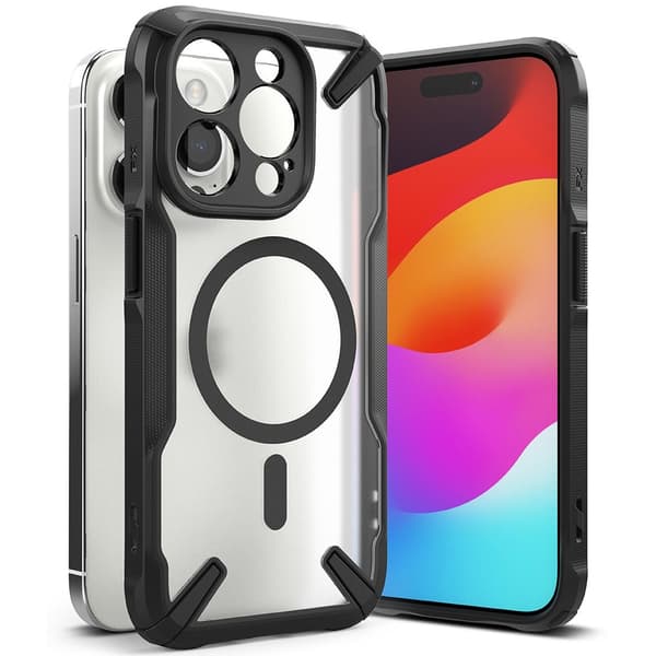 Ringke iPhone 15 Pro Max Cover Fusion X Magnetic Matte Black
