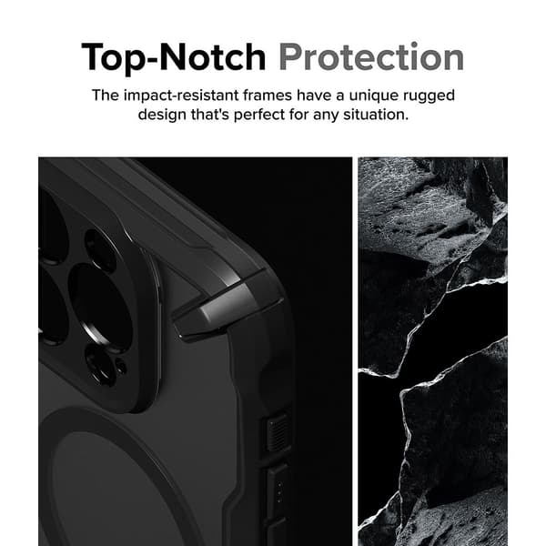 Ringke iPhone 15 Pro Max Cover Fusion X Magnetic Matte Black